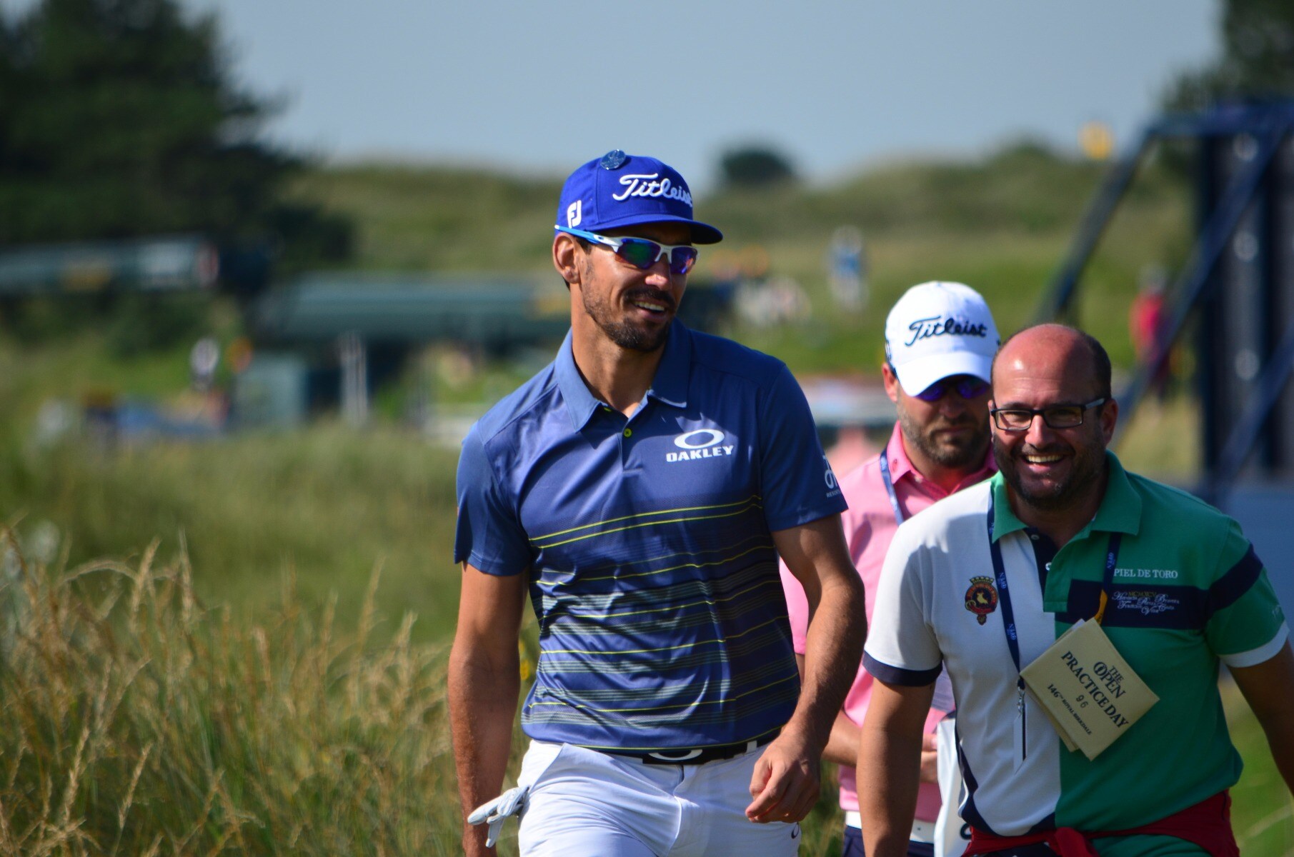 All smiles for Rafa Cabrera Bello...