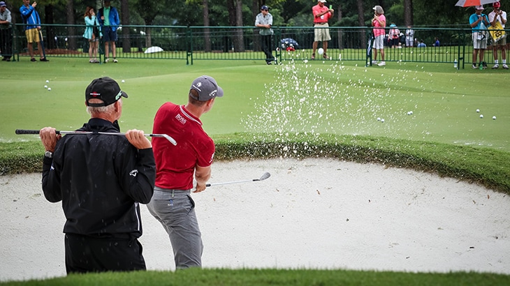 Fellow Titleist golf ball loyalist Henrik Stenson...